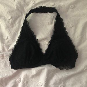 White and Black Hollister Gills Hicks Bralettes